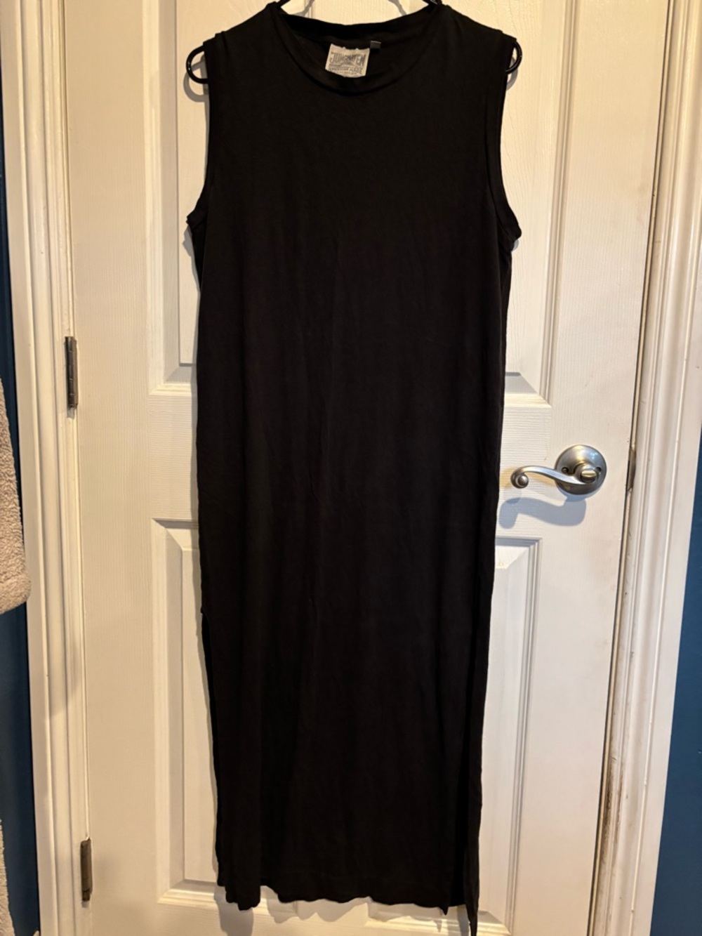 Jungmaven Sleeveless Black Maxi Dress